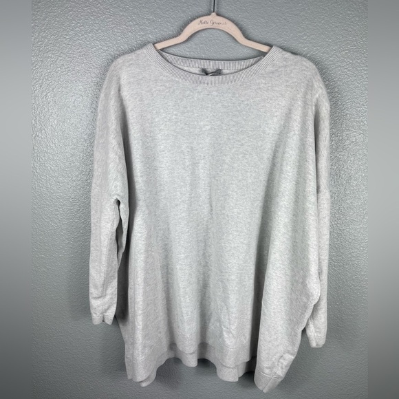 COS Sweaters - COS 10% Cashmere Grey Oversized Long Sleeve Sweater EUR S Pullover CrewNeck